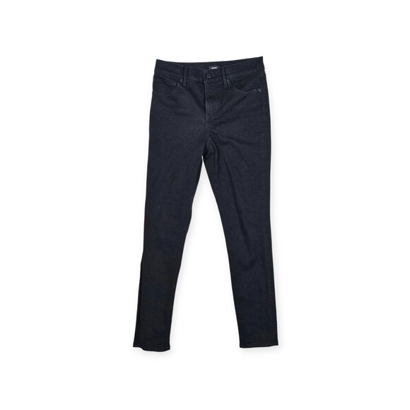 🛍️ Express Mid-Rise Skinny Jeans - Women's 4R - Black Stretch Denim - Picture 1 of 10